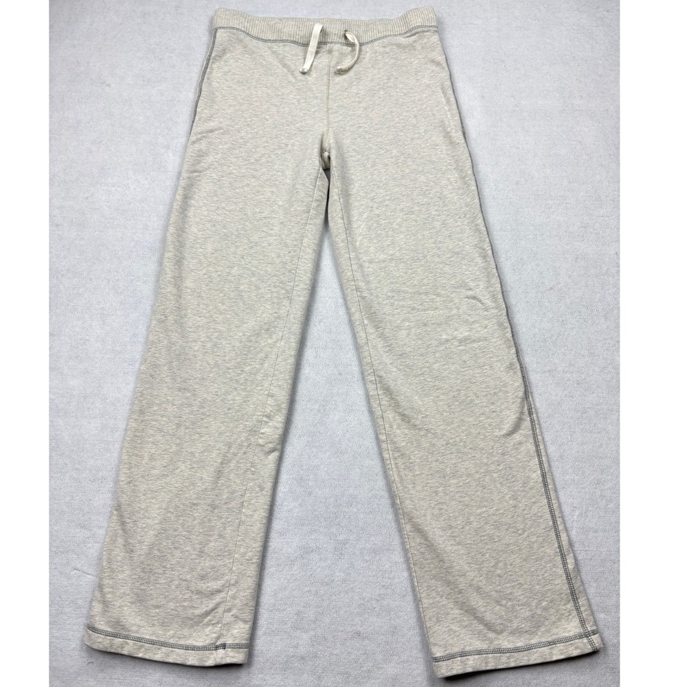 Nautica Womens Small Oatmeal Heather Wide Leg Lounge Pants Pajama Sweatpants S